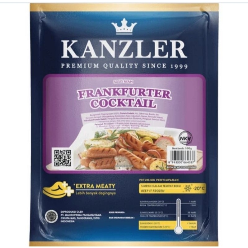 

Kanzler Frankfurter Cocktail 500gr