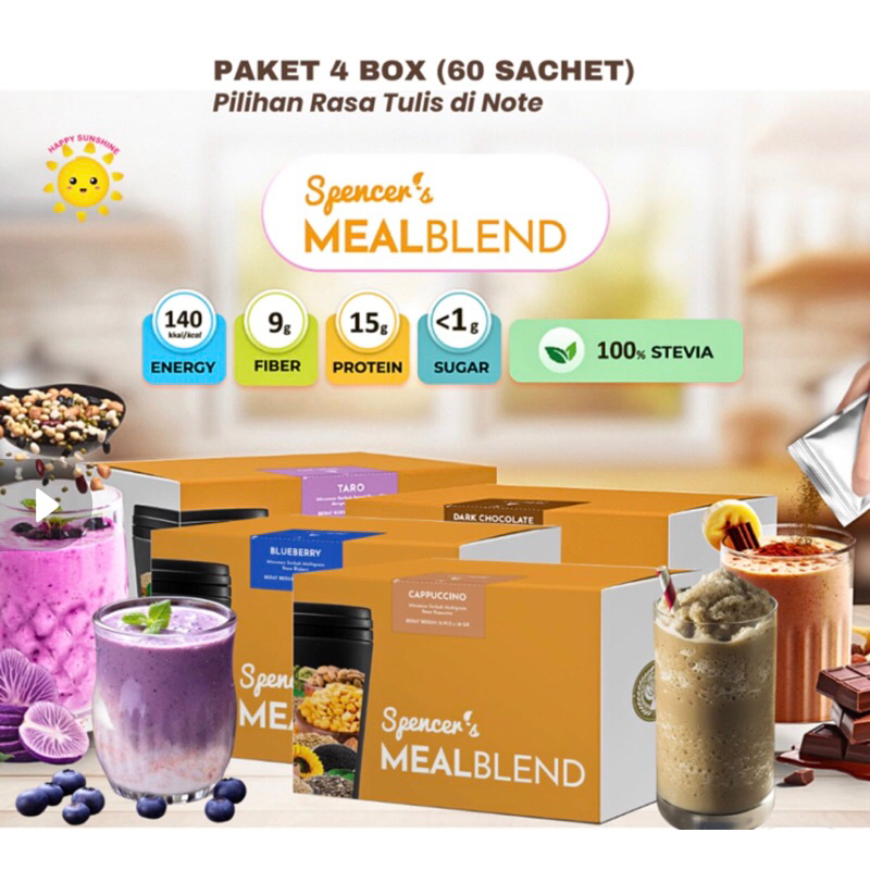 

Mealblend super hemat 4 box banyak rasa