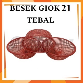 BESEK 21 GIOK TEBAL / BESEK PLASTIK / KERANJANG PLASTIK / KERANJANG TELUR / KERANJANG PESTA