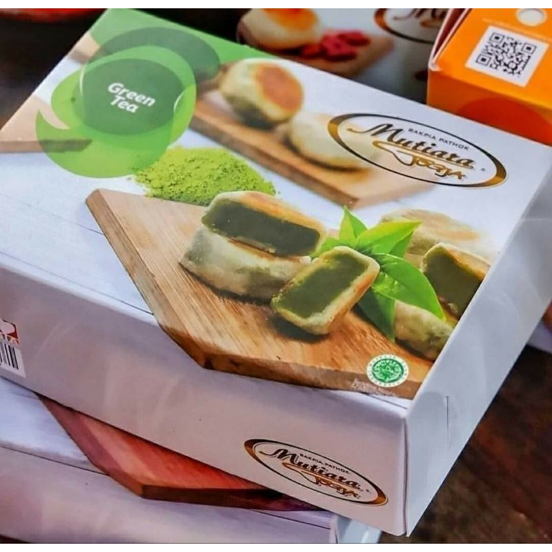 

Bakpia Mutiara Original Asli 100% Rasa Green Tea Isi 20