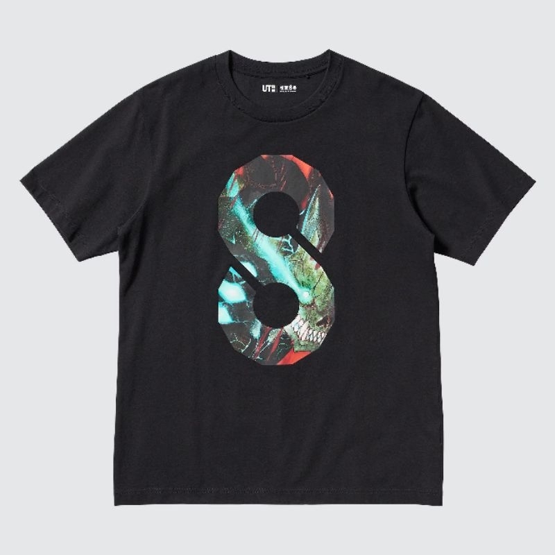 Tshirt Uniqlo Kaiju No.8 (Eight) | Kaiju No.8 UT Kaos Lengan Pendek