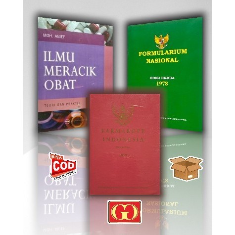 PAKET 3 BUKU FARMASI F3, IMO, FORNAS