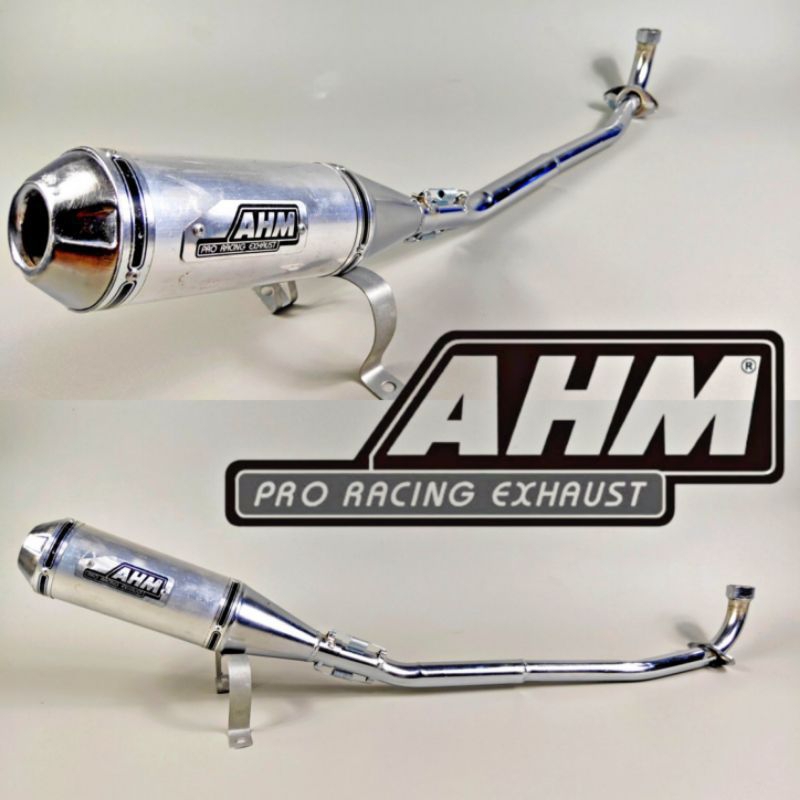 knalpot Racing AHM motor bebek Jupiter Vega Supra Smash Shogun karisma Revo Blade Astrea grand c70 K