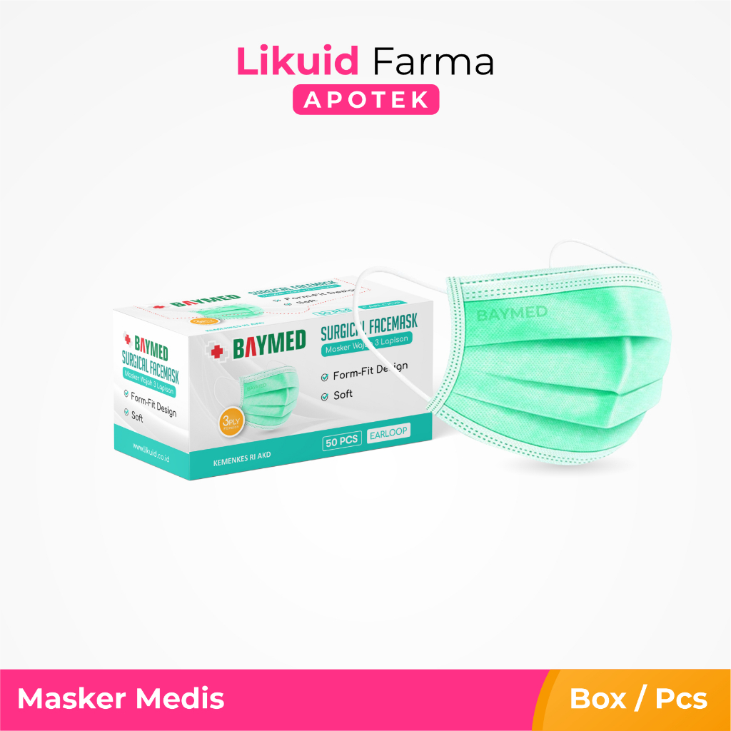 Masker Hijab Baymed - Masker Medis - Masker anak