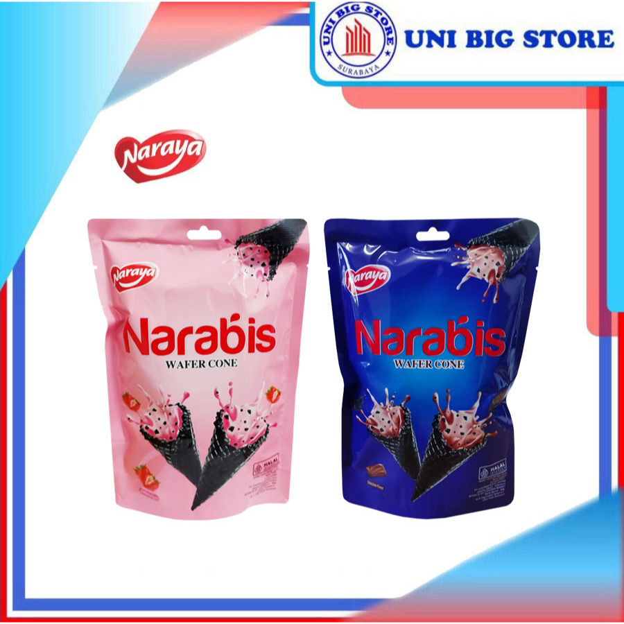 

Naraya Narabis Wafer Cone Chocolate | Strawberry 80 gr