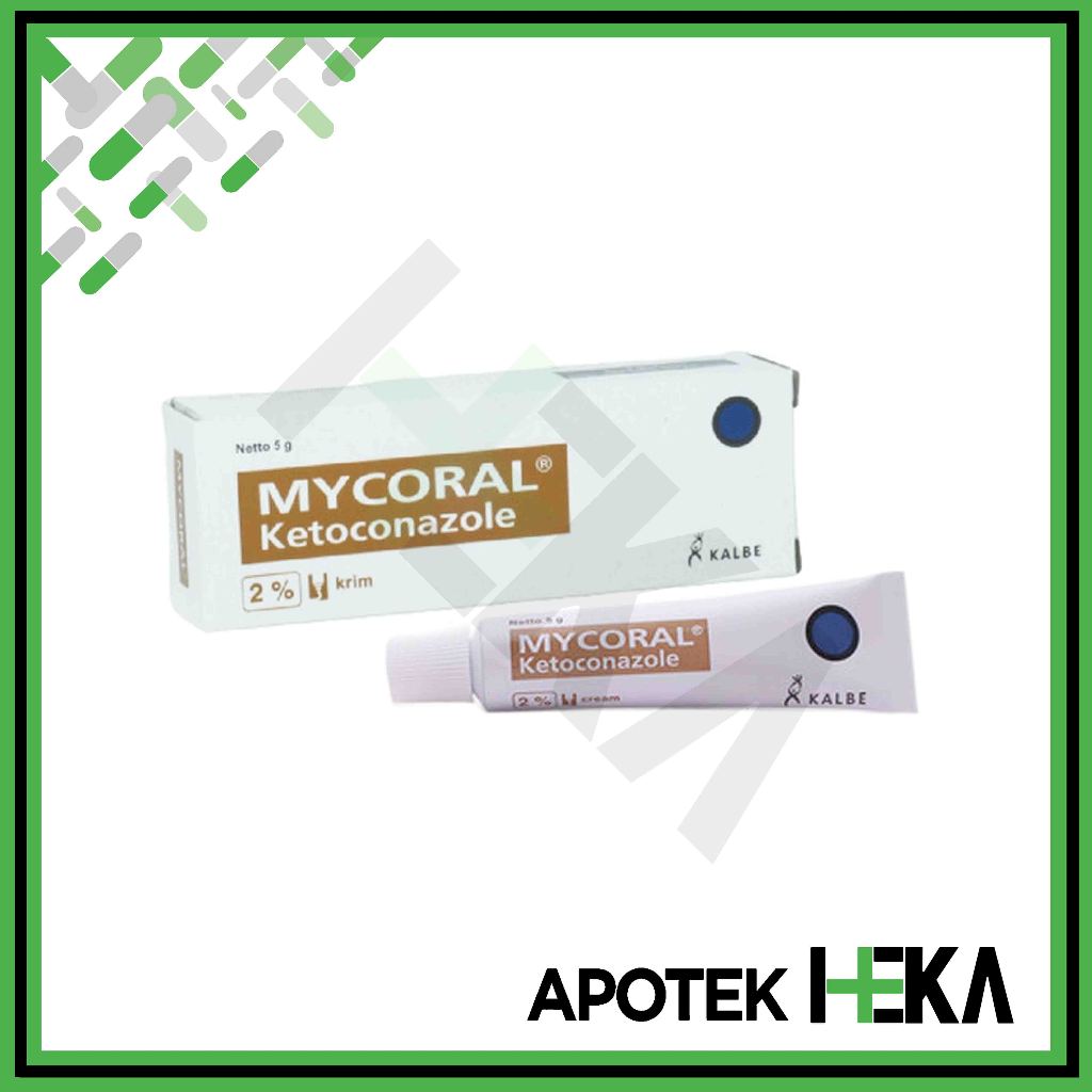 Mycoral Cream 5 g - Ketoconazole Salep Anti Jamur Panu [BOGOR]