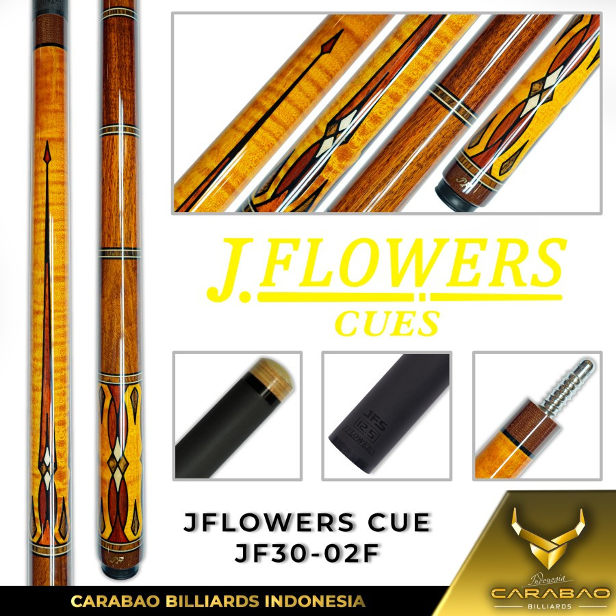 JFLOWERS JF30-02F CUE STICK BILLIARD [JF30-02F]