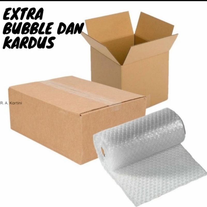 

extra bubble wrapp extra kardus