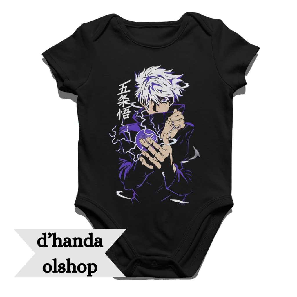 Jumper Bayi Anime Jujutsu Kaisen 2 | Jumper Baby | Jumpsuit Baby | Baby Romper | Bodysuit | New Born