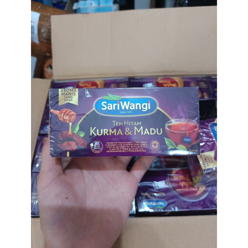 

Sariwangi Teh hitam kurma&madu isi25 kantong teh