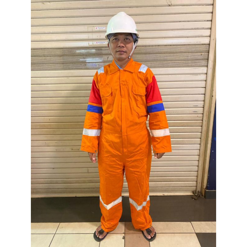 Coverall Nomex Orange Pertamina/Coverall Orange Pertamina