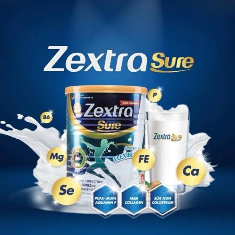 Zextra Sure Gold Susu Sendi dan Tulang 1 Kaleng