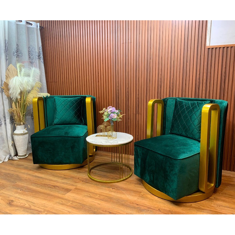 KURSI PUTAR SINGLE STAINLESS CLASSIC BY HOME FURNISH