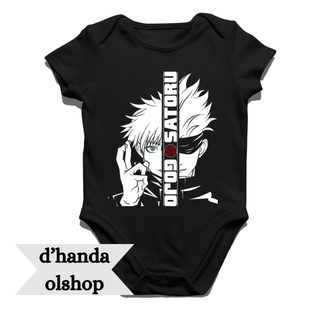Jumper Bayi Anime Jujutsu Kaisen 6 | Jumper Baby | Jumpsuit Baby | Baby Romper | Bodysuit | New Born