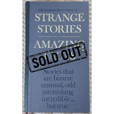 LARGE HB - The Reader's Digest Book of Strange Stories and Amazing Facts, 1975, (English/buku bahasa