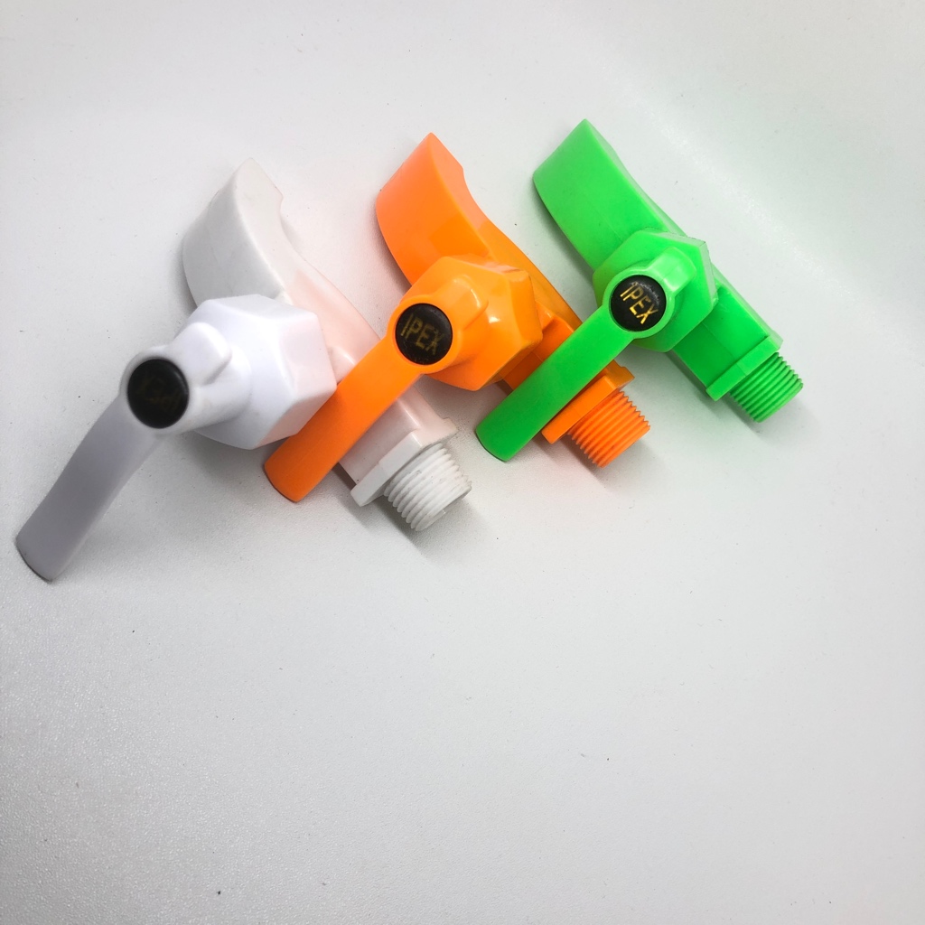 KERAN AIR PVC PLASTIK / KRAN IPEX 1" INCH KRAN TEMBOK