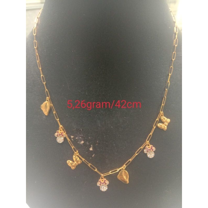 Kalung Koye Emas Kuning Berat 5.26 Gram Panjang 42 Cm Kadar 375