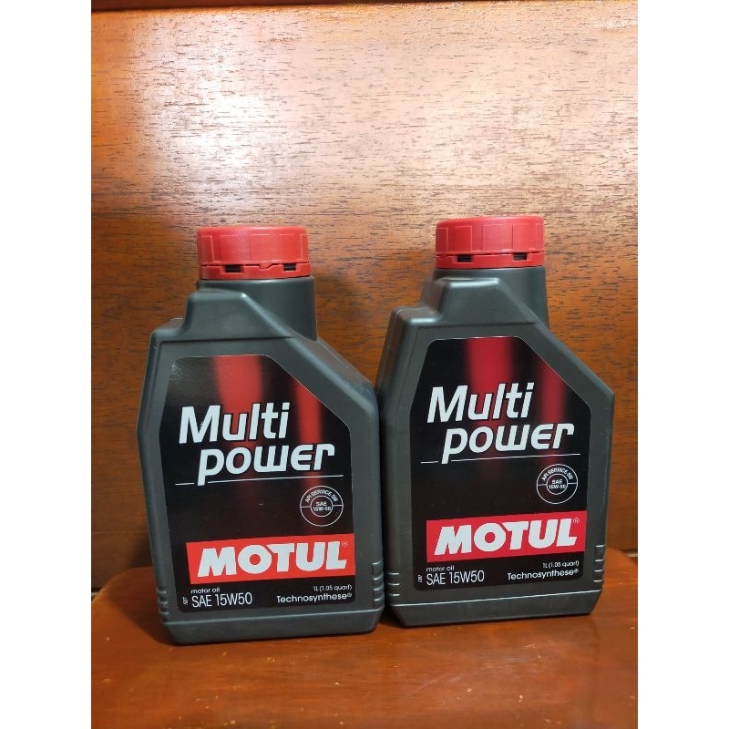 Oli Mesin Motul 4Tak Multi Power 15W-50 Original 1L