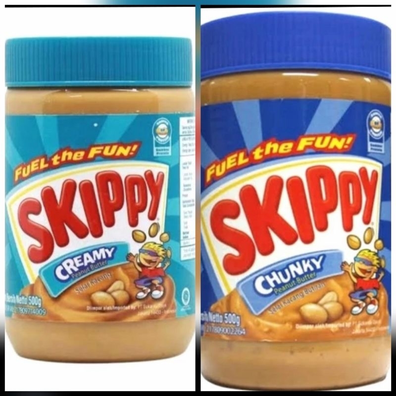 

skippy chunky dan creamy 500gr / selai kacang skippy