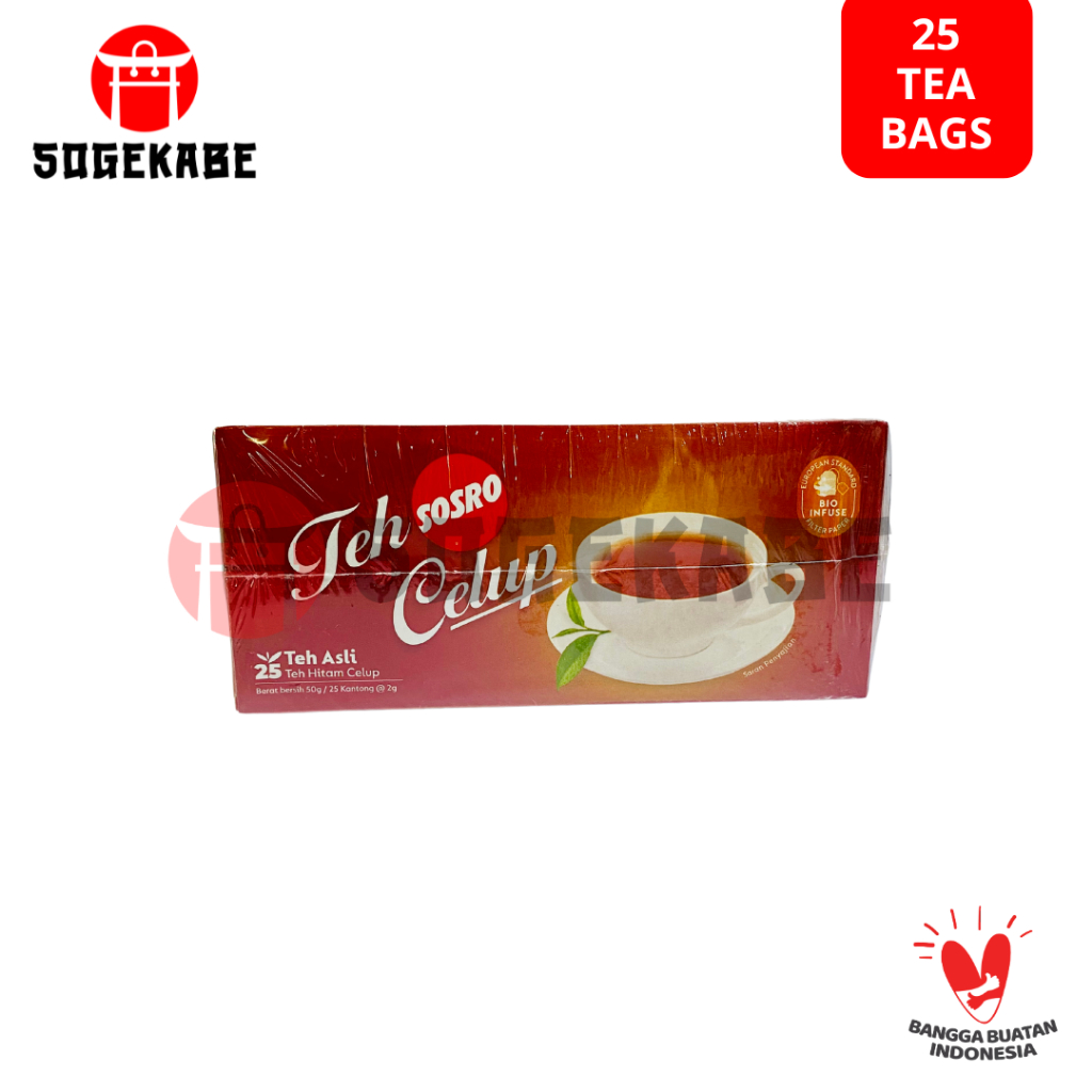 

Teh Celup Sosro Isi 25 Teabags