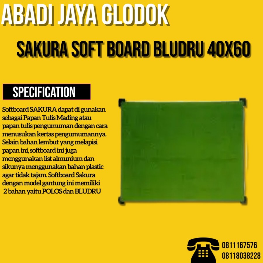 

SAKURA SOFT BOARD BLUDRU 40X60