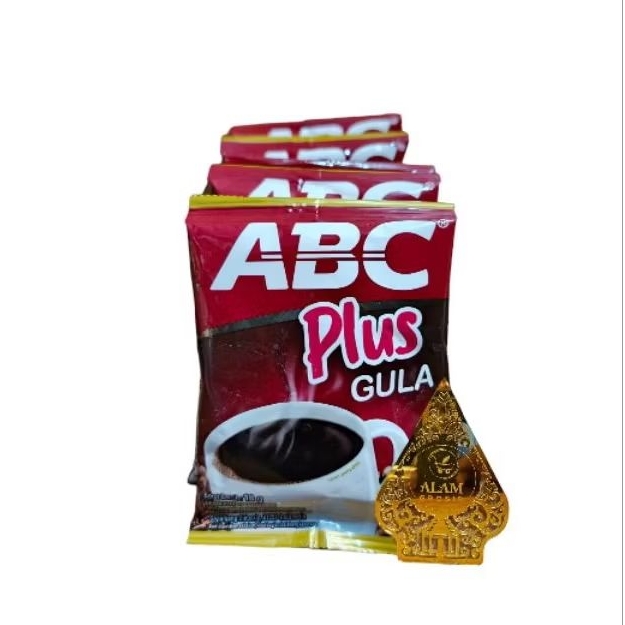 

(GROSIR) Kopi ABC Hitam Plus Gula 18 gr, 1 kardus isi 12 renceng