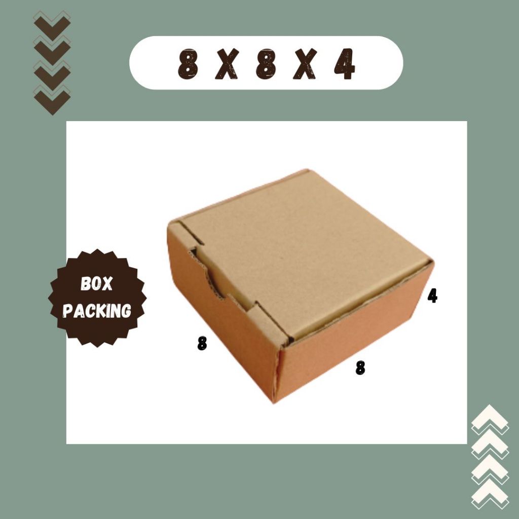 

Kardus 8x8x4 LD Box Packing Hampers Kotak Kemasan Box Souvenir Karton Sparepart Minyak Wangi Aksesoris