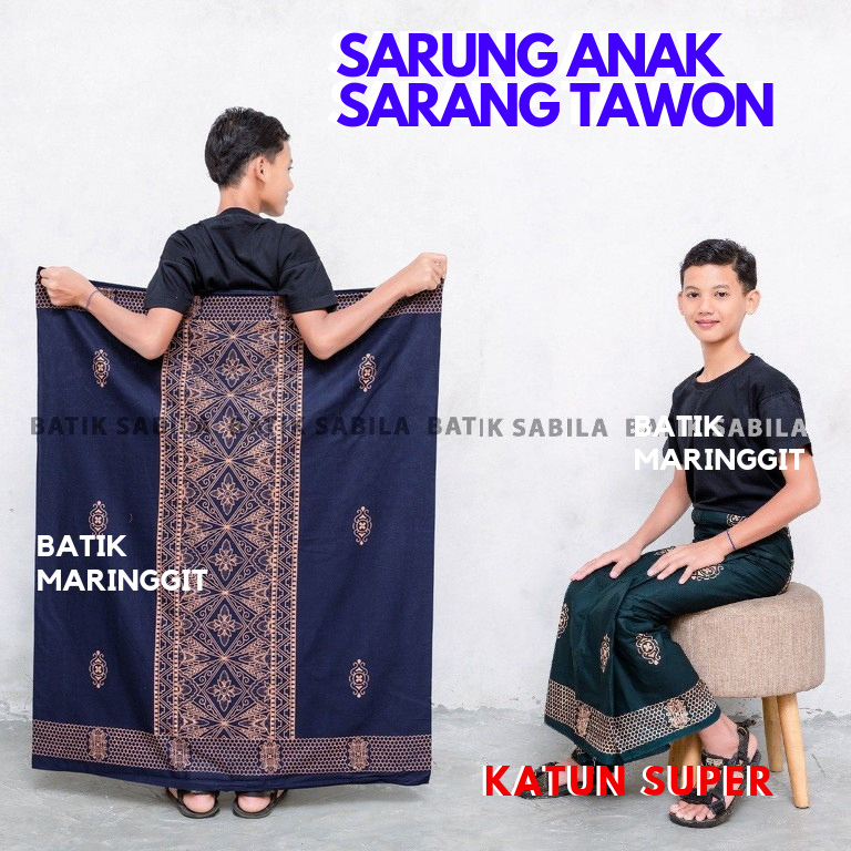SARUNG BATIK ANAK SD/SEDERAJAT SARUNG SARWON ANAK SARUNG BATIK PEKALONGAN SARUNG SABILA
