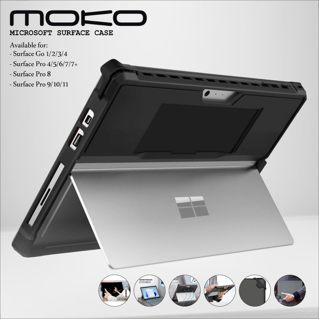 Case Microsoft Surface Pro 11 10 9 8 7 7+ Plus 6 5 4 Surface Go 4 3 2 1 Casing Cover