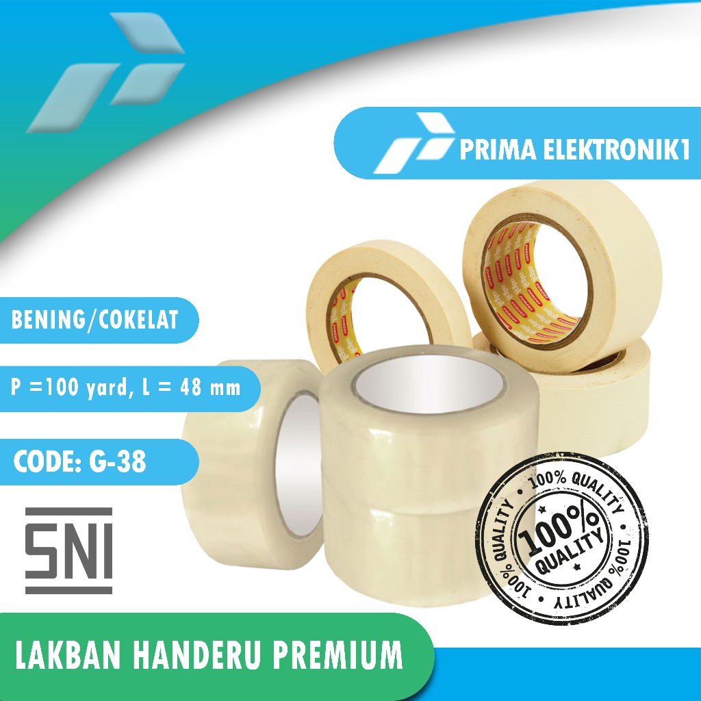 

LAKBAN BENING-COKLAT 45mm x 100 YARD PROMO OPP HANDERU PE 1