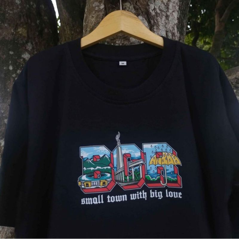 Baju Oleh Oleh Khas Bogor Bahan Cotton Premium- Kaos BGR