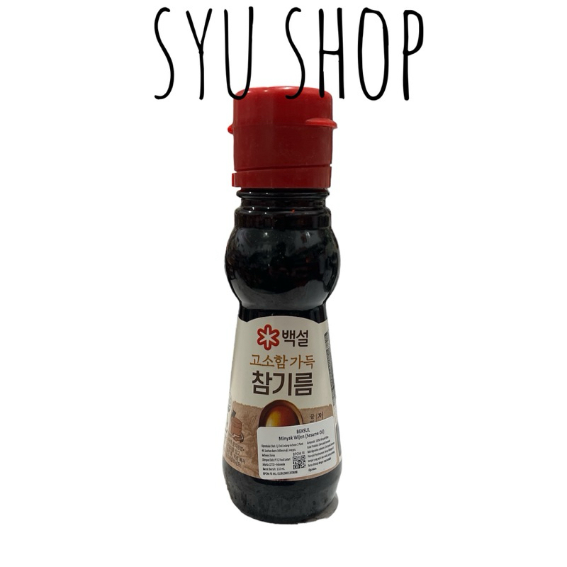 

Baeksul beksul korea sesame oil 110ml minyak wijen korea