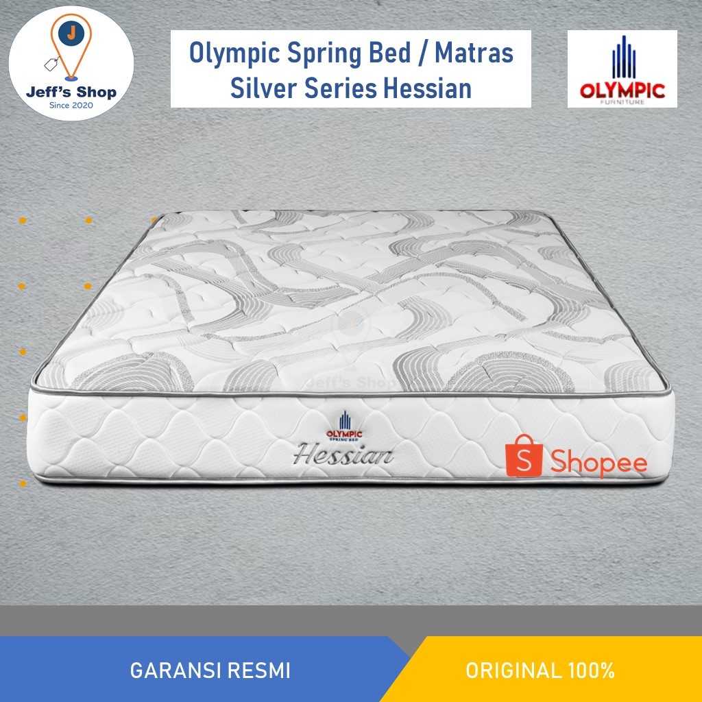 Olympic Kasur Spring Bed Silver Series Hessian