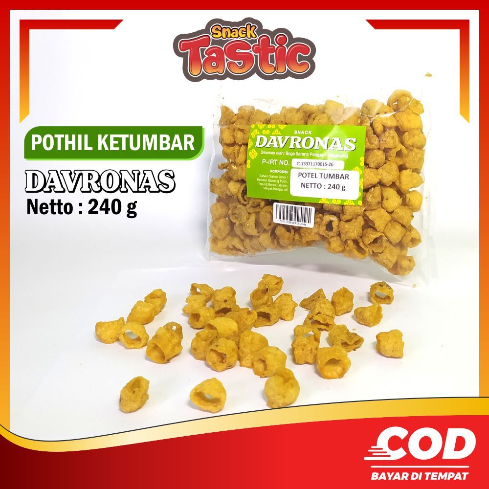 

potil / potel / pothil tumbar / ketumbar davronas 240g / camilan dan oleh-oleh khas Magelang