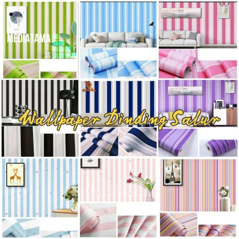Wallpaper Stiker Dinding Kamar Tidur Salur Sticker Walpaper Stiker Dinding Kamar Wallpaper Atap Tang