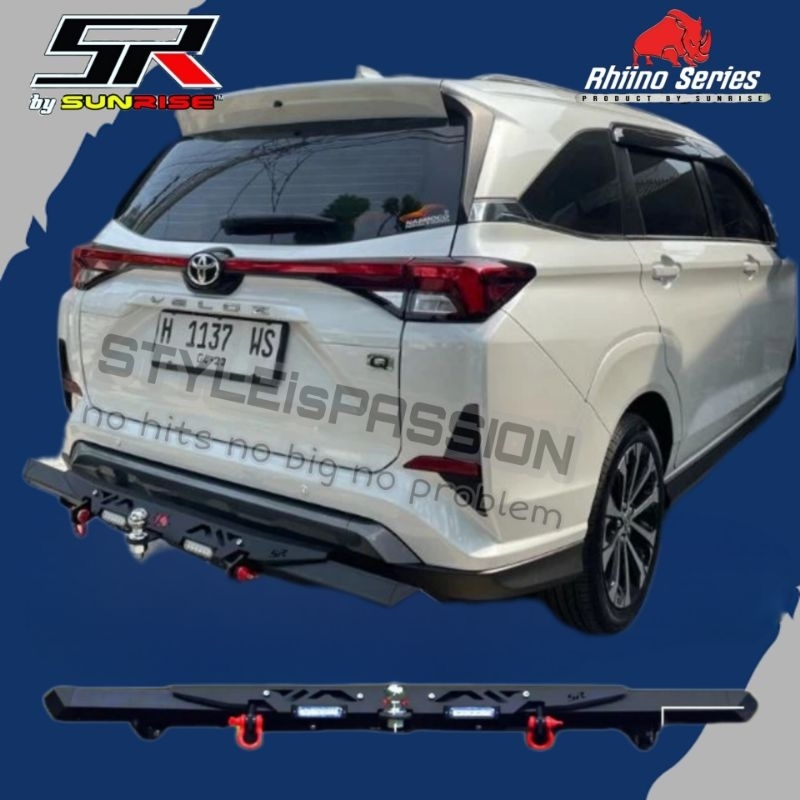 Rearguard Towings Avanza 2022 2023 Pelindung Bemper Belakang