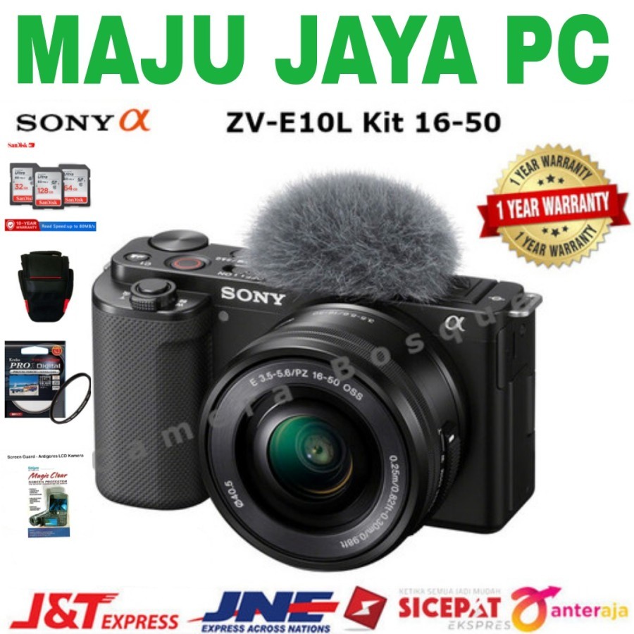 KAMERA MIRRORLESS SONY ZV E10 BARU / SONY ZV E10 KIT 16-50MM
