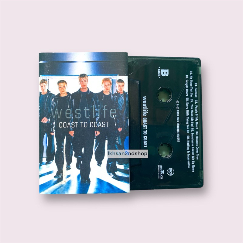 Kaset Pita Westlife - Coast To Coast