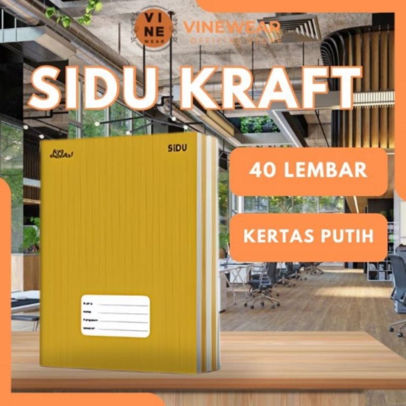 

Buku Tulis SiDU Kraft 40 Lembar Sampul Coklat