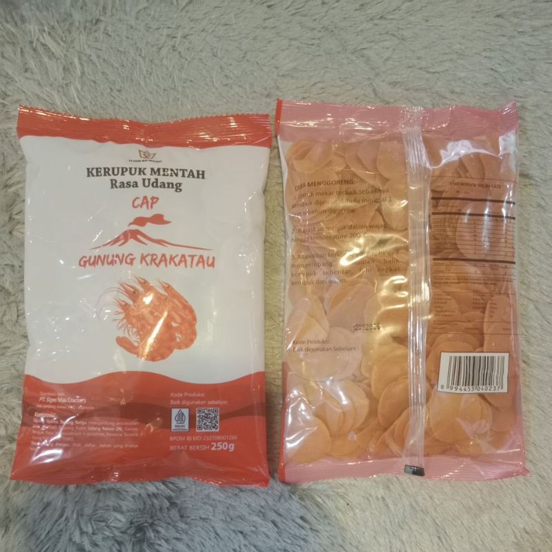 

Kerupuk Mentah Rasa Udang Cap Gunung Krakatau
