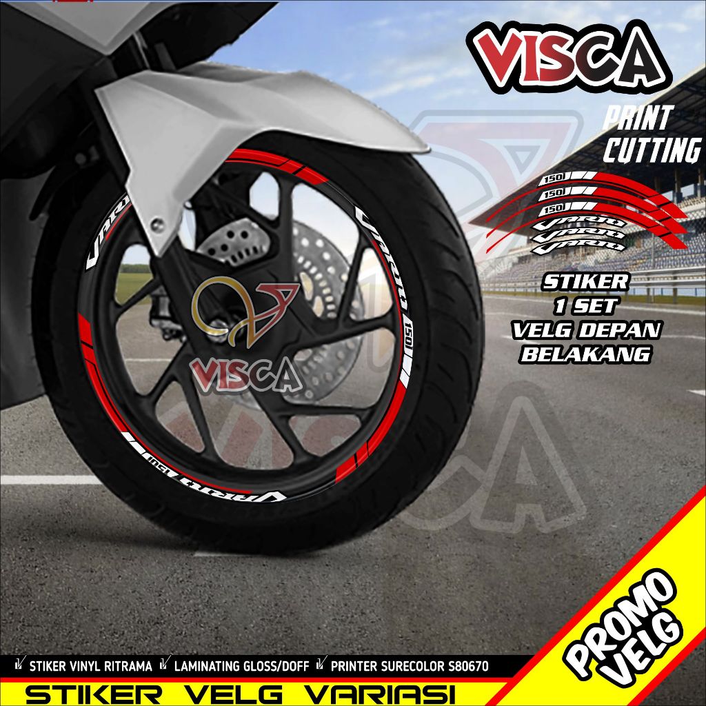 Stiker Velg List Velg Motor Stiker Velg Vario 150 A03