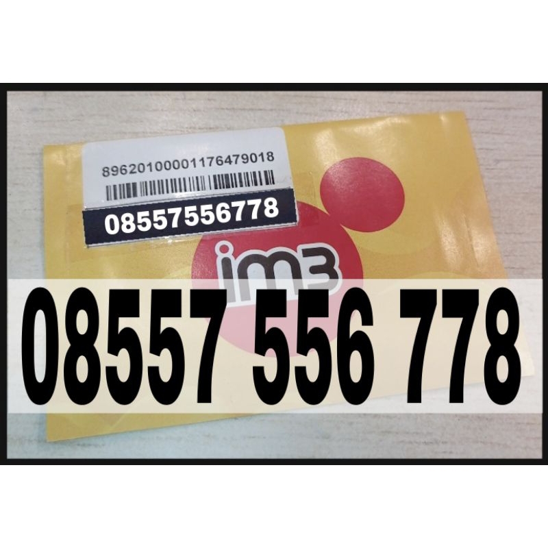 Nomor cantik kartu perdana im3 11 angka super Rapi Urut 5678 Nomor cantik kartu perdana Im3 11 digit