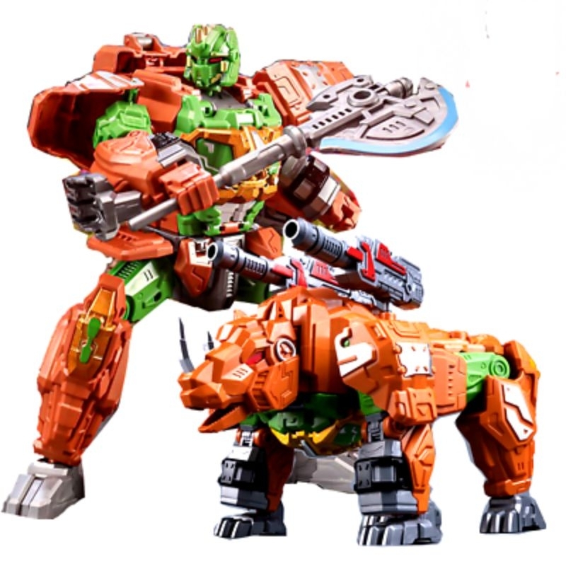 RHINOX DEFORMATION ROBOT ANIMAL Action Figure Robot Diecast Badak Robot Optimus
