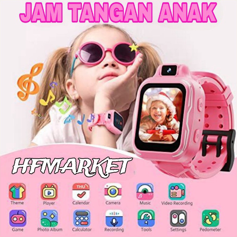 KODE H34U Jam Tangan Android Smartwatch Anak Jam Tangan Pintar New Edition  Jam Tangan Monitor Keseh