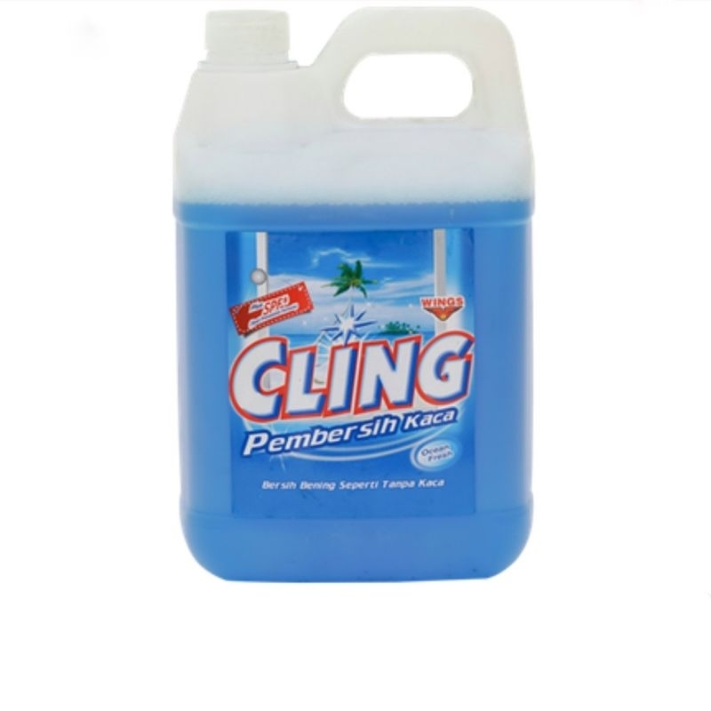 cling pembersih kaca jerigen 4 L