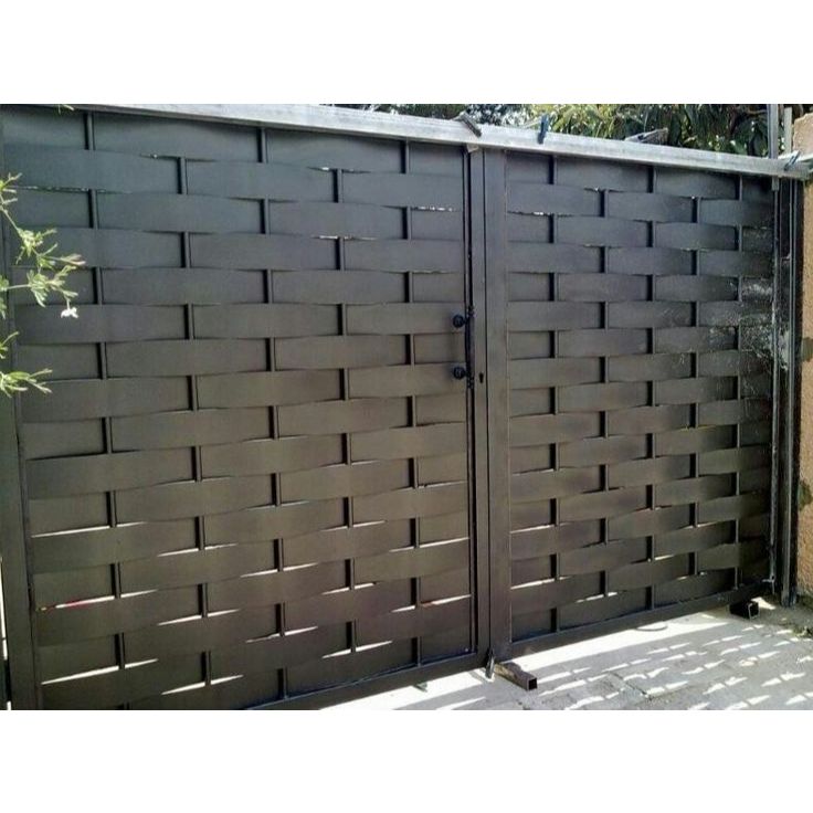 pagar rumah anyam dorong