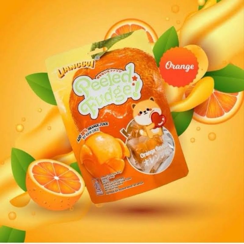 

lianggui peeled fudge orange - lianggui permen jeruk kupas - permen kupas jeruk