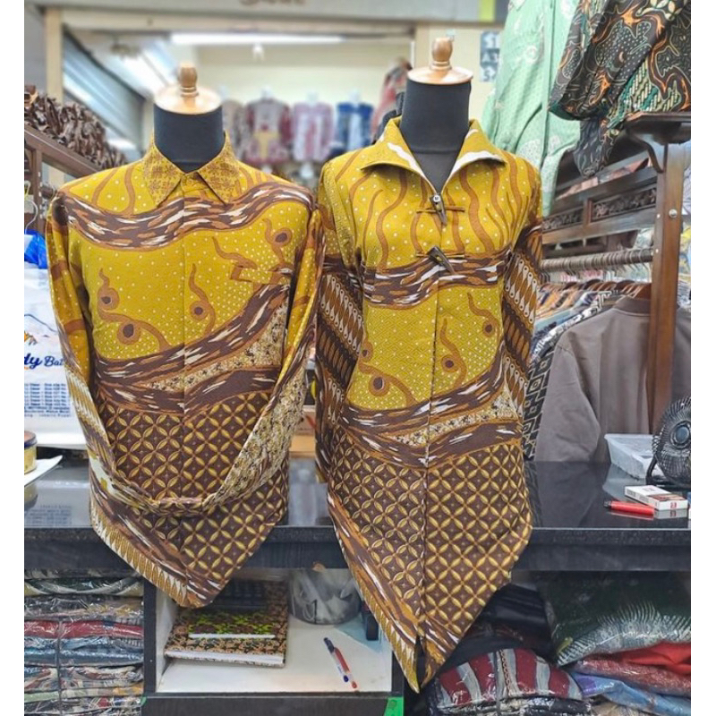 NEW batik couple doby solo premium / kemeja batik pria doby / tunik doby premium