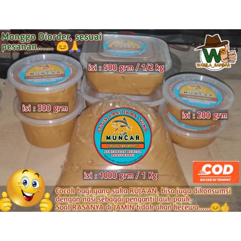 

Petis sari ikan tuna Asli muncar 200 gr
