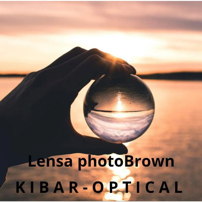 LENSA PHOTOBROWN - Lensa berubah warna jadi coklat - KIBAR OPTICAL